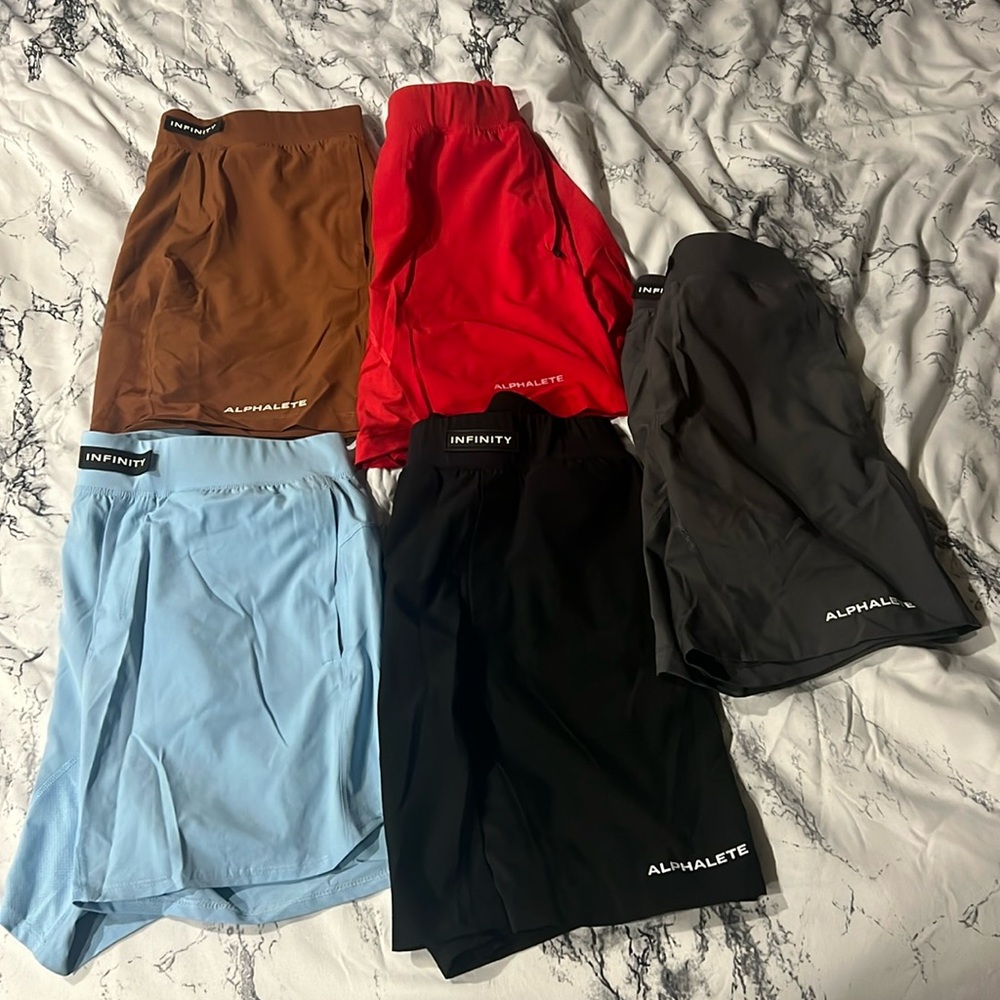 Alphalete Infinity Shorts Lot Medium